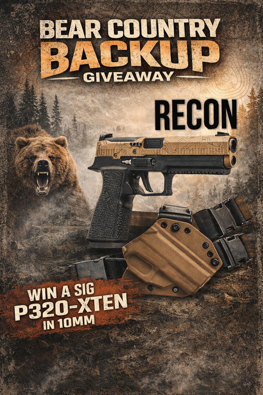 Bear Country Backup Giveaway - P320-XTEN ENDURE - Recon Chest Holster - 200 Entries