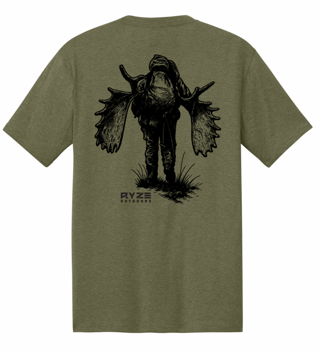 Hunt Hard Moose Shirt - For a limited time! - Double Entries