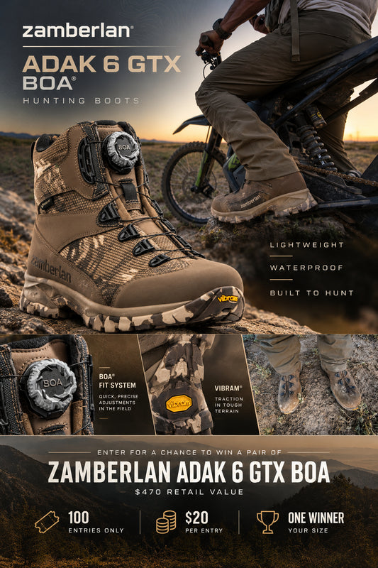 NEW ZAMBERLAN ADAK 6 GTX BOA BOOTS